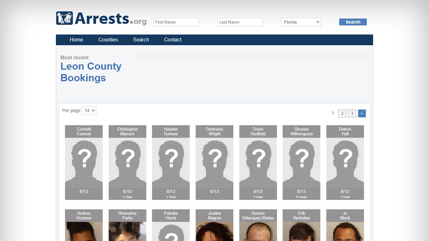 Leon County Arrests and Inmate Search